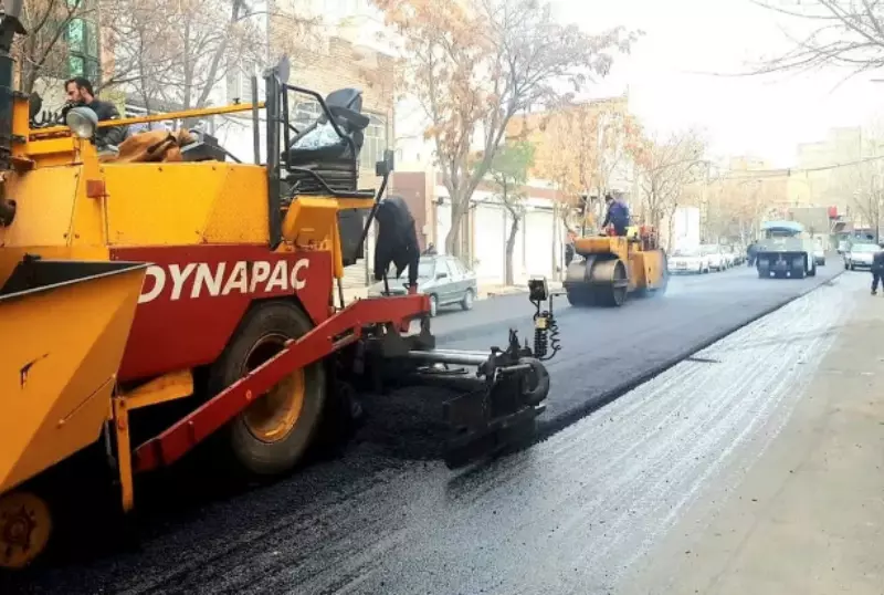 توزیع ۸ هزار تن آسفالت در سطح معابر   منطقه