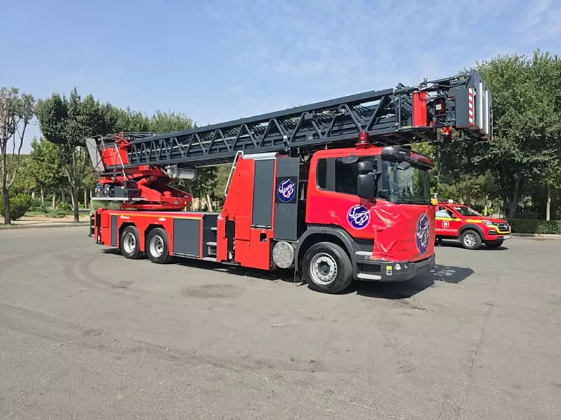 خرید، ساخت و تحویل، آموزش و راه‌اندازی نردبان  هیدرولیکی ۵۶ متری با اعتبار ۱۰۹۵ میلیارد ریال