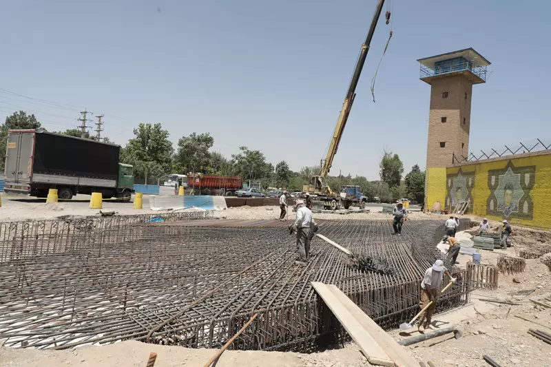 احداث تقاطع غیرهمسطح امام علی (ع) (شهید کچویی ) با اعتبار ۲۲۲۸ میلیارد ریال با پیشرفت فیزیکی ۲۸ درصد  