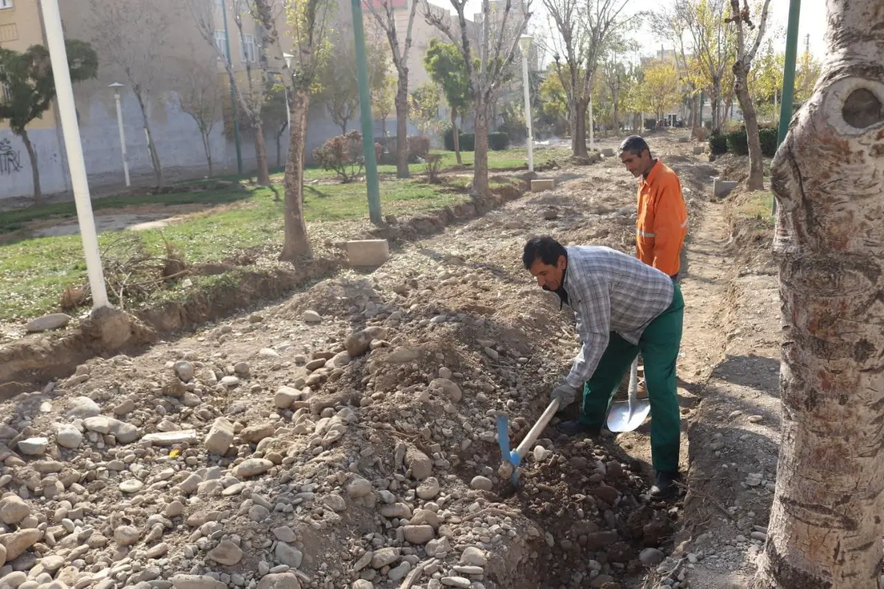 بازسازی پارک مروارید و پارک صلات اصلاح روشنایی پارک فدک، بوستان فردیس، پارک های خطی و پارک تندرستی