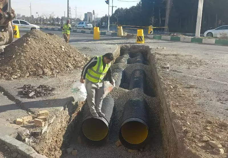 کلکتورگذاری و ساماندهی جاده ملارد  با اعتبار ۱۷۹۲ میلیارد ریال  با پیشرفت فیزیکی ۶۵ درصد 